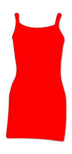 product image Calvin Klein Drape Front Dress in Red, size 10